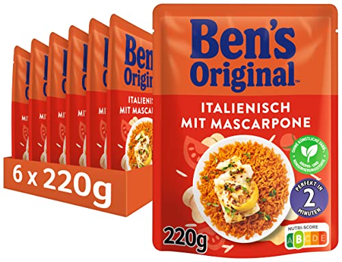 BEN'S ORIGINAL™ Express Reis Italienisch Tomate & Mascarpone 6 x 220g