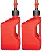 Tuff Jug TJ1R-2PK Red Gasoline Fuel Container - 5 Gallon Capacity, (Pack of 2)