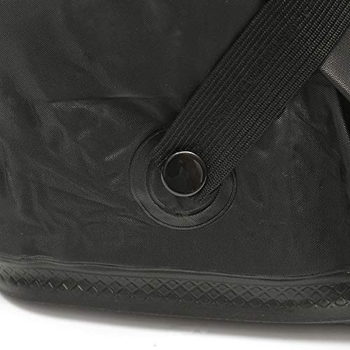 NICOLIE Motocyklowe wodoodporne pokrowce na buty przeciwdeszczowe grubsze skuter antypoślizgowe pokrowce na buty - białe - L