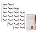 AJOY 15 Pairs 3 Styles Professional Glamour Multipack Natural Eyelashes Demi Wispies Invisible, Strip False Lashes Bulk Light Band, R-15P