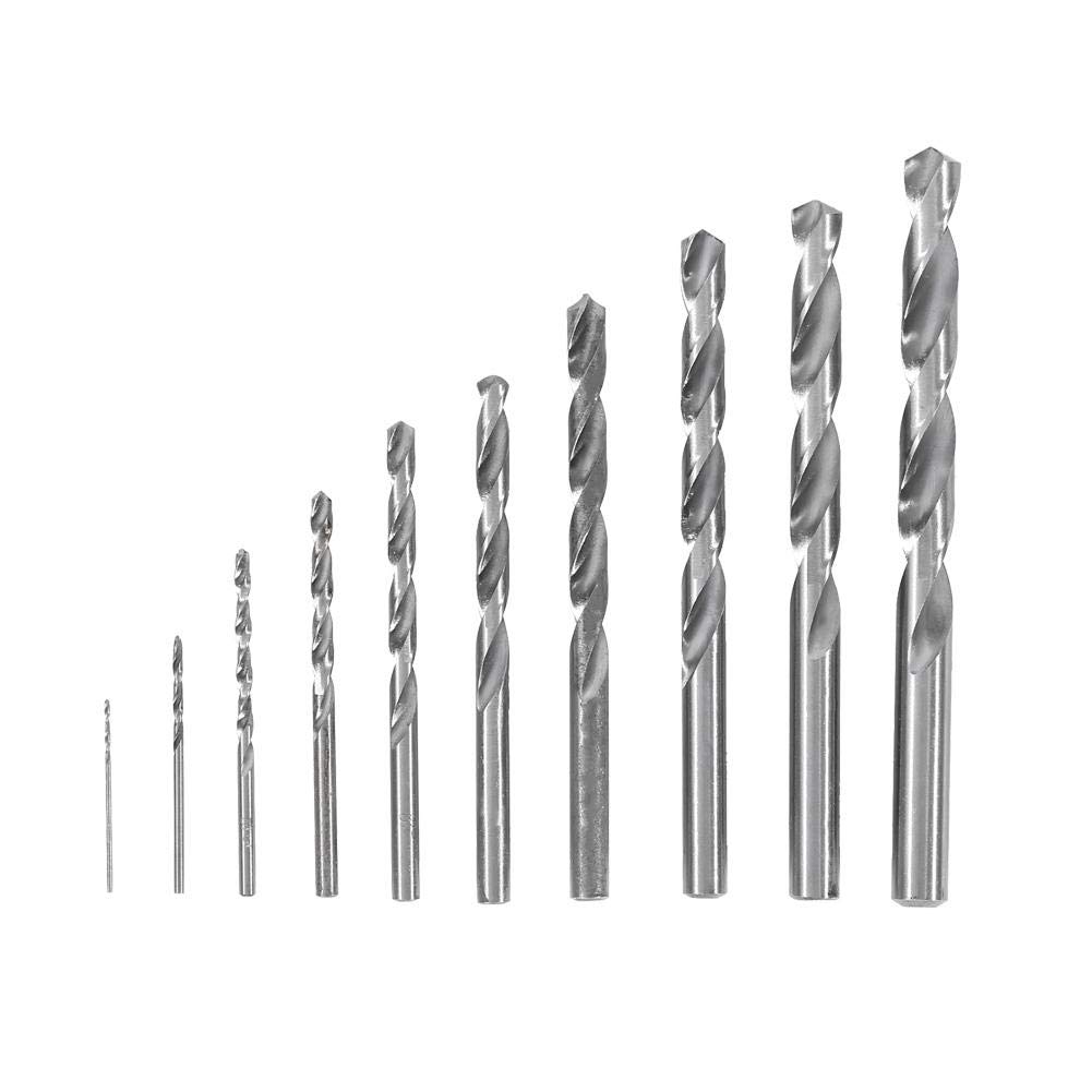 Set di Punte Trapano in Metallo, Set di Punte Elicoidali HSS 170 Pezzi, Punte Trapano a Spirale in Acciaio Ad Alta Velocità 4241 di Precisione 1-10 Mm, Assortimento di Punte a Trivella, Punte