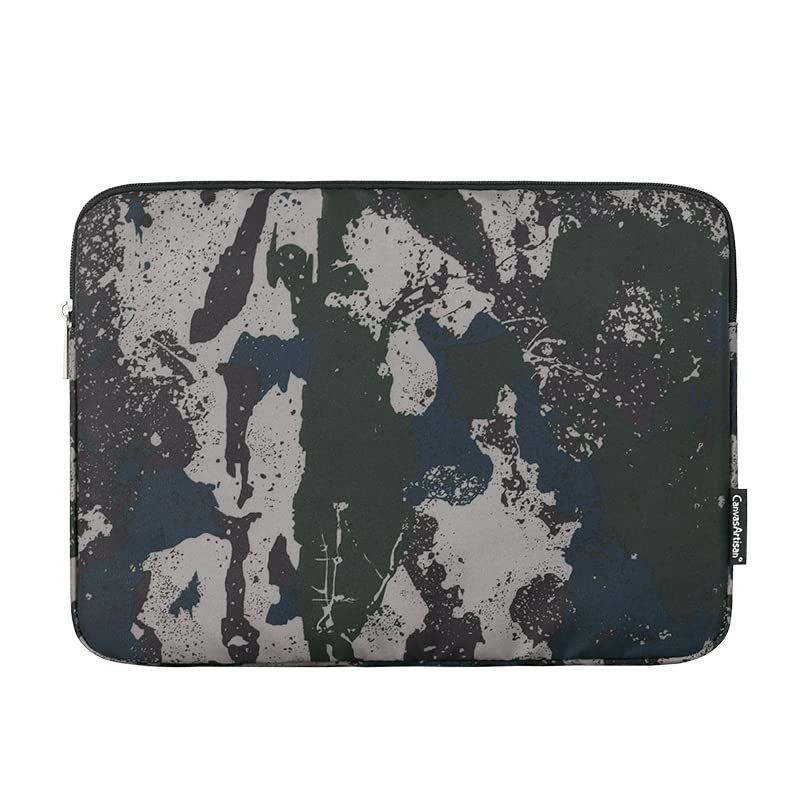 Red LemonRed Lemon Canvas Artisan Laptop Sleeve 13.3" 13.3 Inch Canvas Case Bag Briefcase Water-Resistant Shockproof for MacBook Air Pro Laptop Notebook Tablet (Military Grey)