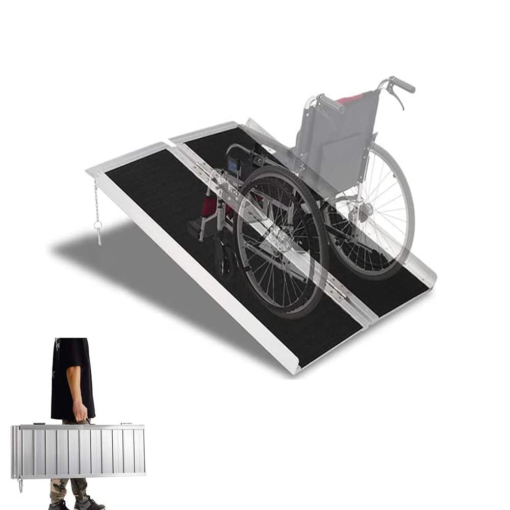 Buy 3FT Wheelchair Ramp, Portable Wheelchair Ramps with SlipResistant