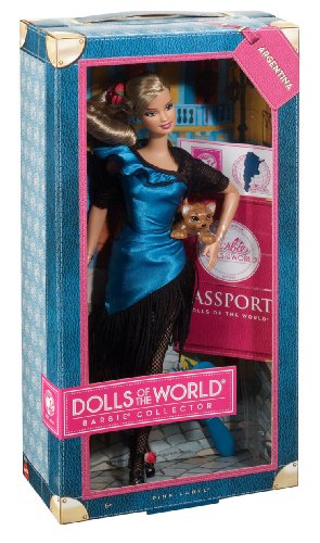 Barbie Collector Dolls of The World Argentina Doll miniatura 6
