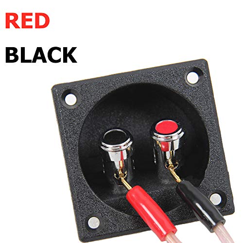10 Pack 2Mm Banana Plug Pin Screw Type Adapter, 2Mm Audio Speaker Cable Connector, Copper Gold Plated 2Mm Banana Plug Curved Pin Screw Wire Male Connector, Black & Red Bend Banana Tip Adapter #TOP5