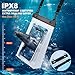 Kebrela 2 Pack Large Waterproof Phone Pouch, Waterproof Phone Case for iPhone 16 15 14 13 Pro Max Galaxy S25 S24 All Devices, IPX8 Double Sealing, Floating Water Proof Bag for Beach Water Park