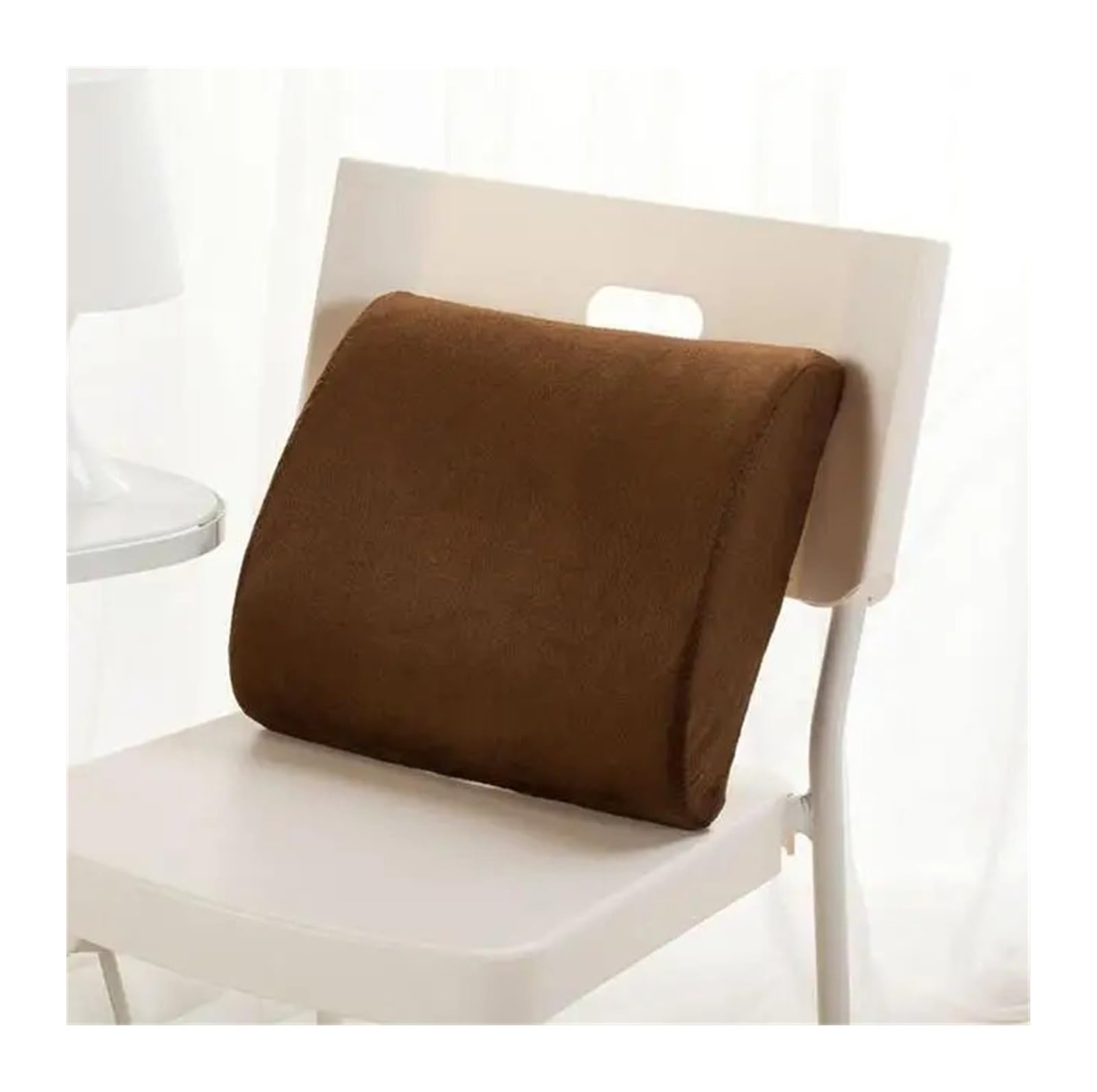 Cuscino per sedia, cuscino a lento ritorno elastico con supporto lombare, set per sedia da ufficio/casa, cuscino in memory foam con fibra di bambù, cuscino per schienale e cuscino per sedile auto (Co