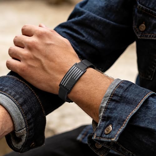 Fathers Day Gift for Dad from Daughter Son, Dad Husband Birthday Gifts, Stainless Steel Mens Bracelet to Express Love, Thoughtful Best Dads Ever Gifts for Father’s Day Papa Men - Image 2