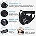 PISIQI Dust Mouth Face Cover Half Face Sports Face Protections Anti Dust Face Mouth Riding Cover with Valve Reusable Breathing Lightweight Face Shield Outdoor Facial for Men and Women