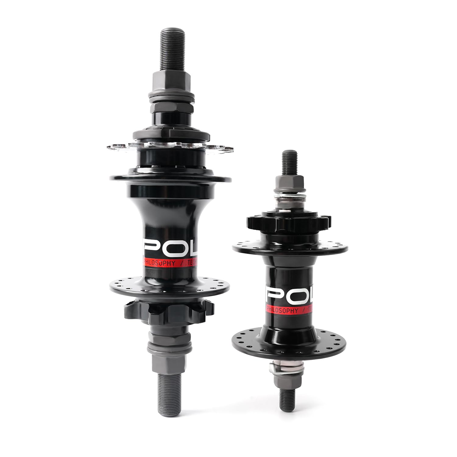 POLSO BH018 BMX Dirt Jump Hub 16T 36H 100x3/8 135x14 Front and Rear BMX Hubs with Disc Brake Sealed Bearings BMX Parts (A Pair hub)