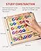 JoyCat Magnetic Alphabet Maze Board, Montessori Learning Toys & Color Sorting Toys, Color Puzzles, ABC Alphabet Magnets Fine Motor Skills Toy for 3 4 5 Year Old Kids