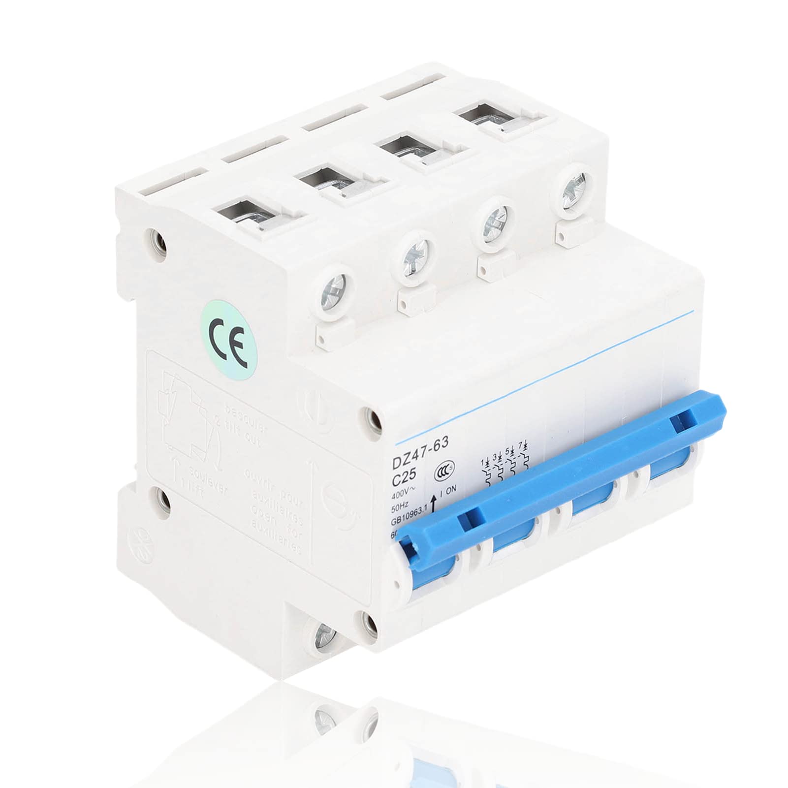 Eosnow Interruttore Automatico 2P Bassa Tensione 6000A Capacità Di Interruzione Montaggio Su Guida Din 16a Cc 1000v 86221276