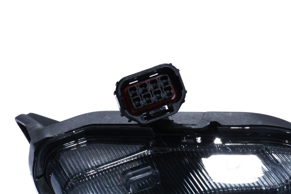 avdb-moto Światło tylne/stop LED kompatybilne z HONDA PCX 125/150 2015-2017, PCX 125/150 2015-2017 + Wbudowane kierunkowskazy (Czarny przydymiony)