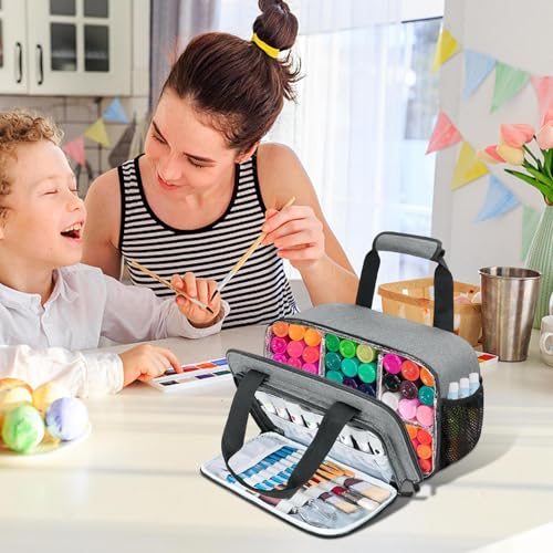 Sac d'organisateur de fournitures d'art spacieux pour transporter le matériel scolaire sans fuite