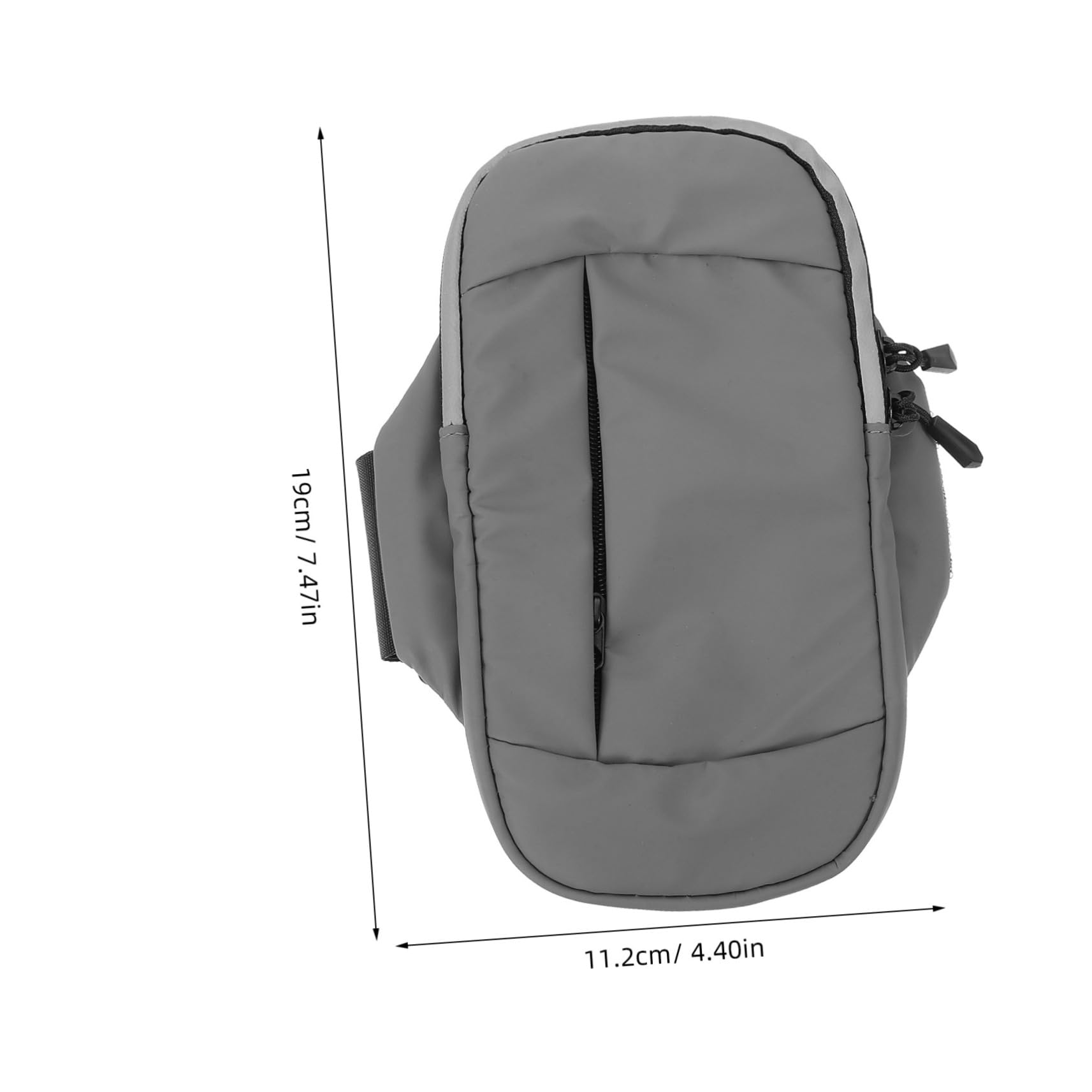 Tofficu Sports Armband Cell Phone Holder Workout Arm Bag Storage Compartment Lightweight Running Phone Armband