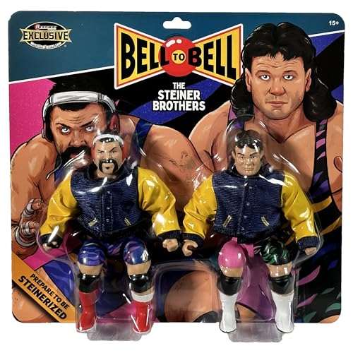 Ringside Steiner Brothers (Early 90's Gear) 2-Pack - Bell to Bell Exclusive Toy Wrestling Action Figures