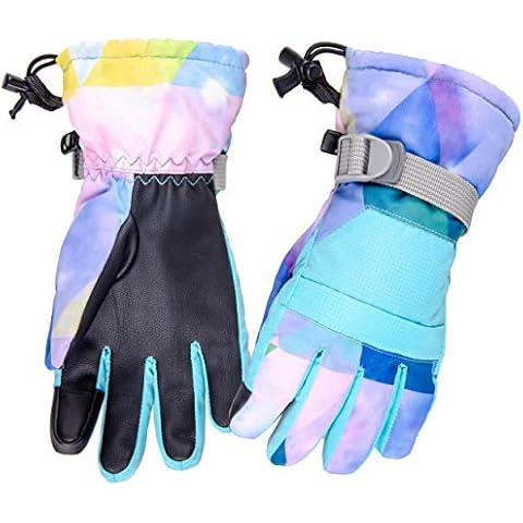 Azarxis Guantes de Esquí Niño Invierno Pantalla Táctil Impermeable Cover