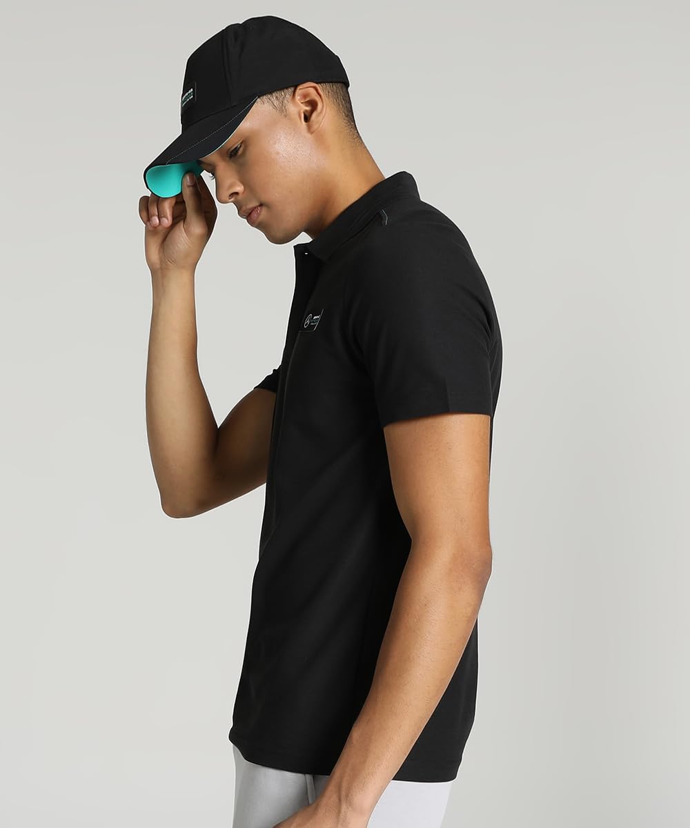 PUMA Polo de automovilismo Mercedes-AMG Petronas Hombre L Black