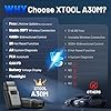 OBD2 Scanner XTOOL Anyscan A30M V2.0, Bidirectional Scan Tool Lifetime Free Update, 26+ Resets, Wireless All System Car Diagnostic Scanner with ABS Bleed, FCA AutoAuth, Code Reader for iOS & Android