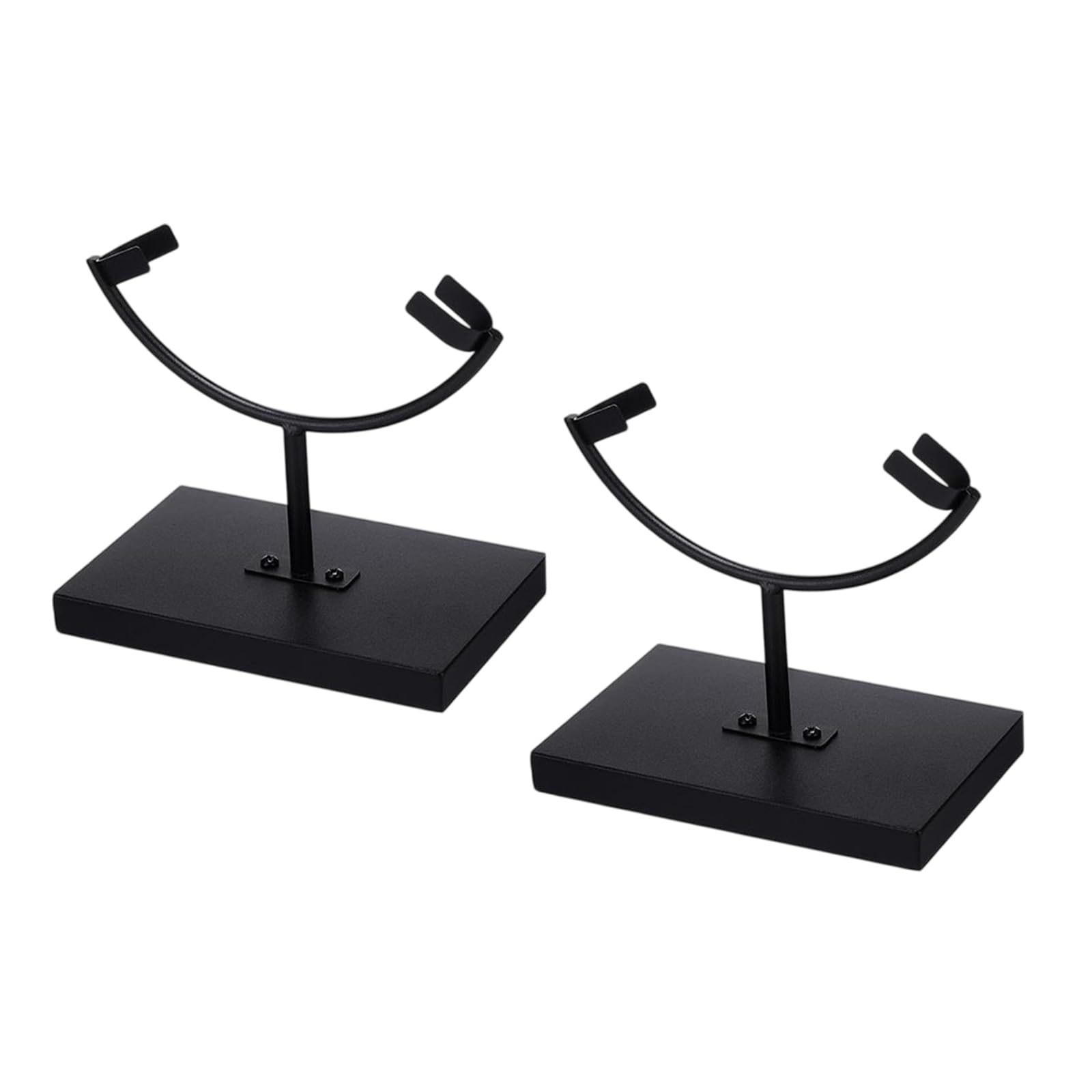 Msioytog Rock Display Stand with Base Metal Arm Display Stand Easel Holder for Geode Mineral Agates Gemstones Fossils Plate Easel Holder for Geode Mineral Agates Gemstones Fossils Plate