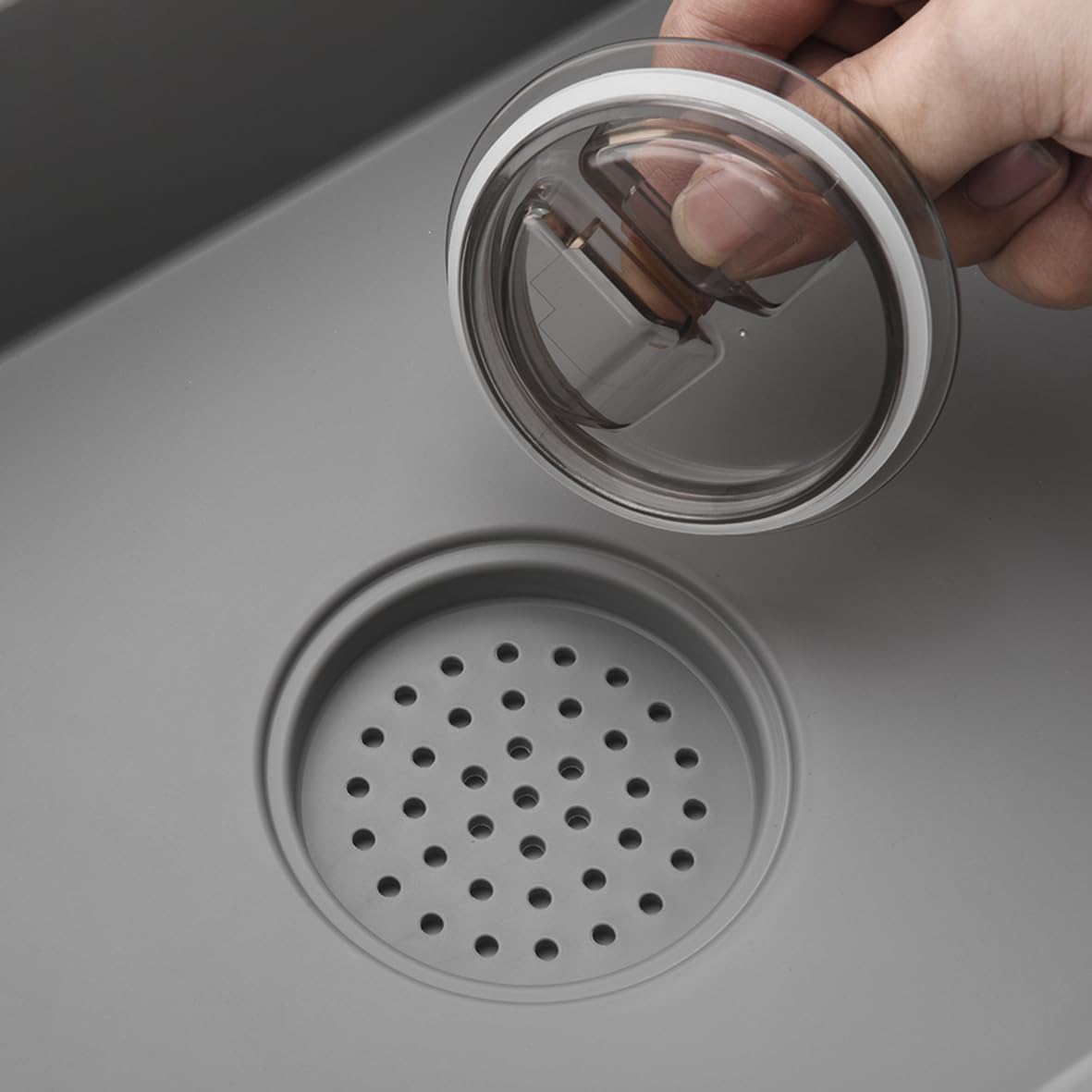 2-in-1 Kitchen Sink Dish Basin Set - Filter & Drain -8
