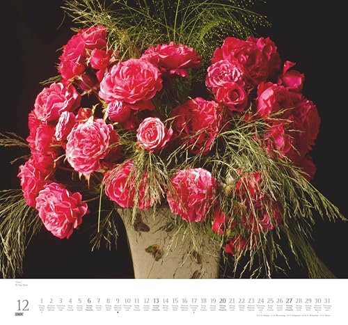 DUMONT - Geliebte Rosen 2026 – Wandkalender 38 x 36 cm – Rosensträuße von Clay Perry für Blumenliebhaber: Beloved Roses - Adorables roses