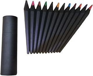 jojofuny 1 conjunto/24 peças de lápis de cera para crianças, conjunto de pincéis de pintura, giz de cera para crianças, lápis de cera, lápis de cor, lápis de pintura, lápis de grafite, lápis de desenho