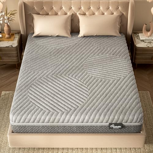 Image of Wakefit ShapeSense Orthopedic Infiniti Memory Foam Mattress | 20 Years Warranty | Single Size Mattress | 5-Inch Bed Mattress | 72x30x5 inches, Medium Firm, Space Grey