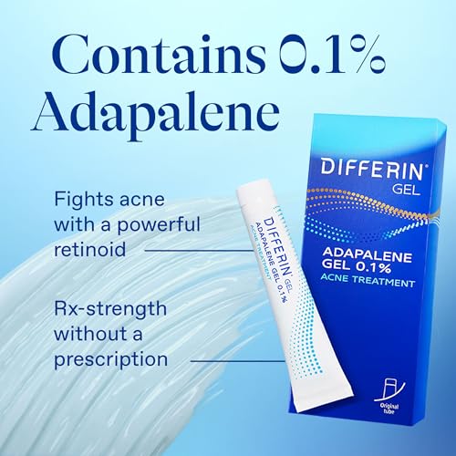 Image of Differin Acne Fighter Pack, Differin Gel Retinoid Acne Treatment For Face with 0.1% Adapalene, 15g Tube + Salicylic Acid Pimple Patches, 36 Count, Designed for Pimple and Acne-Prone Skin