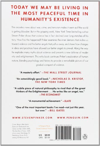 The Better Angels of Our Nature: Why Violence Has