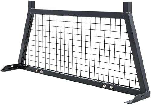ELEVATE OUTDOOR Estante ajustable de acero para camioneta, pantalla de alambre, sin obstrucción de visión, ajustable de 63.5 a 78.5 pulgadas de ancho