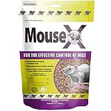 EcoClear Products 620200-6D MouseX All-Natural Non-Toxic Humane Mouse Killer Pellets, 8 oz. Bag