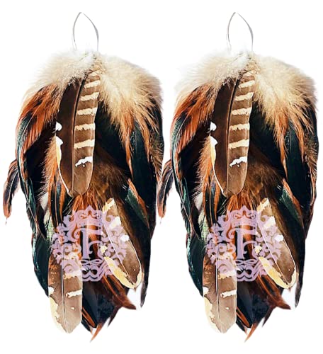 Dangle Earrings for Women Fashion Nature Feather Boho Style Lightweight Statement Jewelry, Fashion Nature-Inspired Design