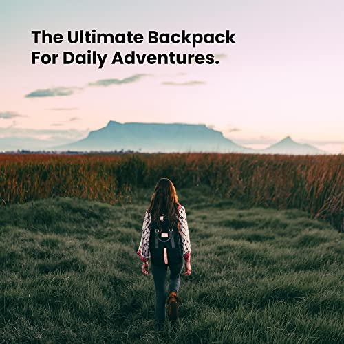 Nordace Eclat Smart Travel Backpack for Men & Women with USB Charging Port, Water Resistant - Light & Durable Laptop for Everyday, Hiking, Work - 15.6 Inch (Black)2