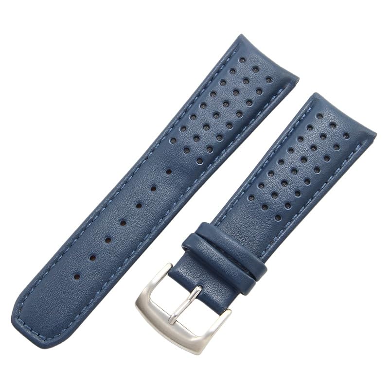 Bracelet 23mm cuir extrémité courbée pour réparer votre montre Citizen Skyhawk JY8078-52L