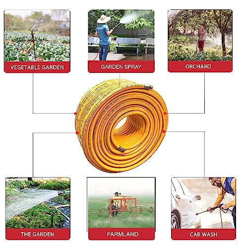 Image of DVI 8.5MM 5 Layer Heavy Duty High pressure hose pipe for bike, car wash, gases, pesticides spray, water delivery, household cleaning