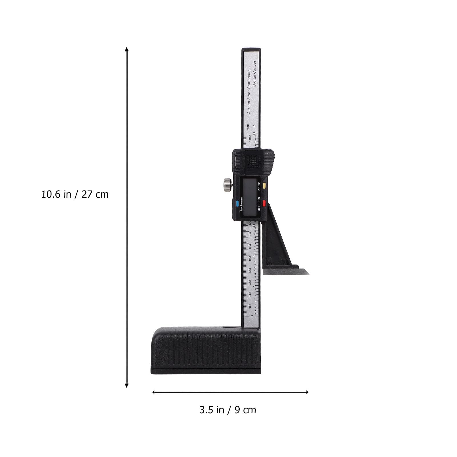 Medidor de Altura Digital para Carpintería con Base Magnética 150 MM