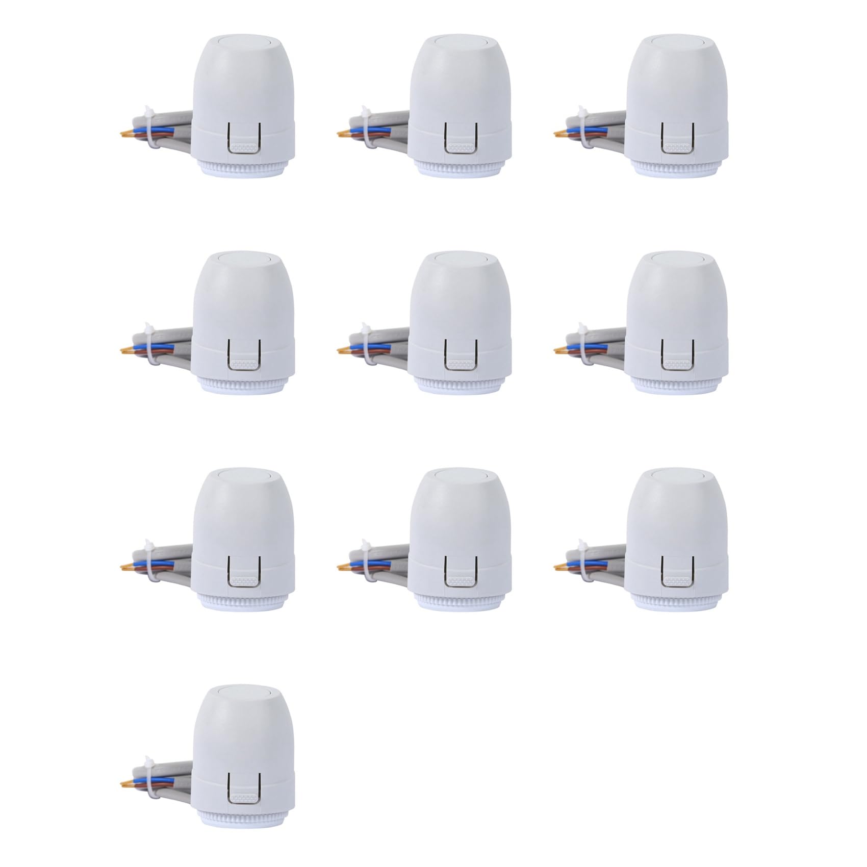 Ctrlzs 10X Floor Heating Valve Nc Ac 230V Electric Thermal Actuator Manifold For Underfloor Heating Thermostat