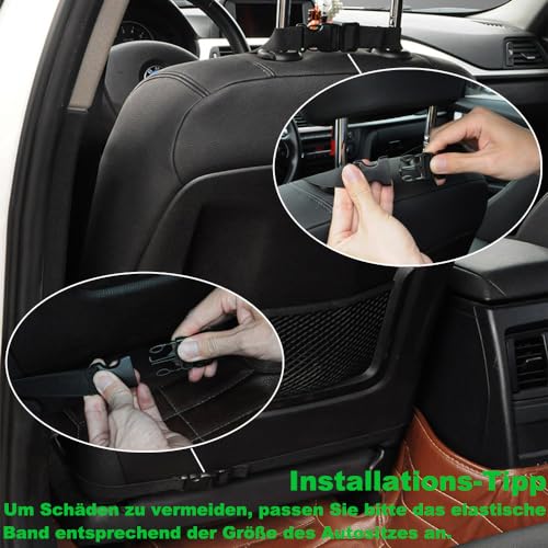 FOUNDCOOL Ergonomisches Lendenwirbelstützkissen, Rückenkissen aus Memory-Schaum für Autositze - Lendenkissen, Rückenstützkissen, Auto Lordosenstütze Kissen für Fahrer