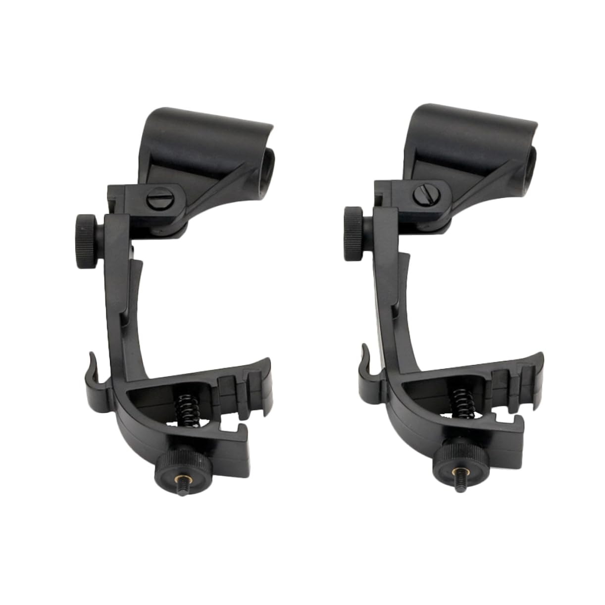 SUPVOX 2pcs Microphone Clips for Drum Rack Drum Microphone Clip for Stand Musical Instrument Shockproof Holder