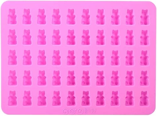 Miniatura 2 de LetCart Molde de chocolate, 50 cavidades, chocolate, caramelo, hielo, bandeja de manualidades, molde de silicona para hacer manualidades,