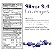 OPTIVIDA Health Colloidal Silver Lozenges with Honey & Lemon Oil (1 Pack) - Soothing Sore Throat Lozenges for Adults with Cough Relief & Fast-Acting Nano Silver Formula for Immune Support, 60 Ppm