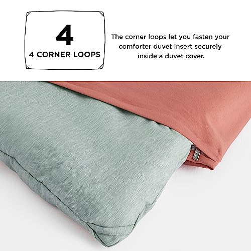 Image of Bedsure King Size Comforter Set - Mint Green Soft Bedding for All Seasons, Cationic Dyed Bed Set, 3 Pieces, 1 King Size Comforter (104 inchx90 inch) and 2 Pillow Shams (20 inchx36 inch+2 inch)