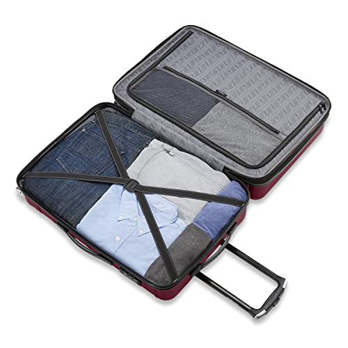 Image of Samsonite Omni 2 Hardside Expandable Luggage with Spinner Wheels, 2-Piece Set (19 /24), Nature Merlot