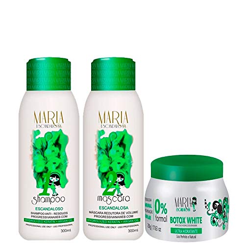 Maria Escandalosa Organic Kit Progressive + White Btox Capillary Without Formalin