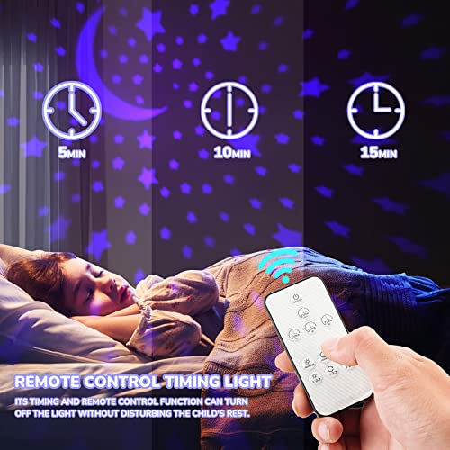 Toys For 3-8 Year Old Girls Boys, Timer Rotation Star Night Light Projector Kids Twinkle Lights, 2-9 Year Olds Kids Gifts Kawaii Birthday Easter Gifts For Kids,Gift For Teen Toddler Baby Girls Boys #TOP2