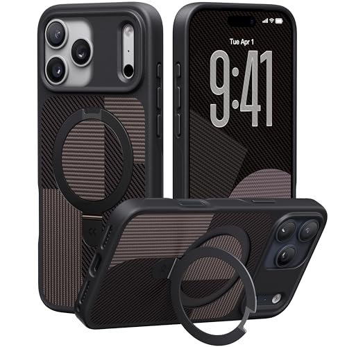 Image of CASEKOO Ultra-Magnetic Stand for iPhone 17 Pro Case, Latte Brown