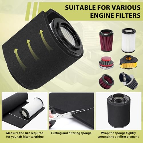 Air Filter Foam Sheet, Washable & Reusable 60 PPI Coarse Polyurethane Foam by Suacopzar - Used condition - Image 5
