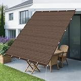 【Contenuto della confezione】1 x tenda vela, 1 x 5m corde di fissaggio.Puoi scegliere la dimensione e il colore ideali for il tuo spazio e può essere facilmente regolato secondo necessità.Quando si installa la rete ombreggiante, è essenziale la ventilazione dall'alto verso il basso. La copertura diretta senza ventilazione ne ridurrà notevolmente la durata.