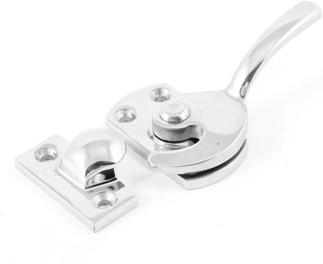 Stainless Steel Left Sliding Door Window Casement Locking Handle Silver Tone (e3dd6bd9ed1df828b412ec6f67099b85)